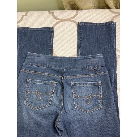 JAG Jeans bootleg pull on blue Jeans, size 12L - Picture 2 of 13